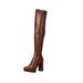 Jessica Simpson Shoes | Jessica Simpson Women’s Kiah Over The Knee Boots Brown Size 6 | Color: Brown | Size: 6