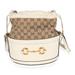 Gucci Bags | Gucci White Leather & Gg Canvas 1955 Horsebit Bag | Color: White | Size: Os