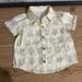 Disney Shirts & Tops | Disney Baby 12-18m Thumper Button Down- Short Sleeve | Color: Cream/Gray | Size: 12-18mb