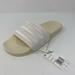 Adidas Shoes | Adidas Originals Women Adilette “Wonder White” Slides Gz3751 New Uk 8, Us 9 | Color: White | Size: 9