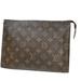 Louis Vuitton Bags | Louis Vuitton Poche Toilette 26 Clutch Pouch Bag Monogram Leather M47542 68hb701 | Color: Brown | Size: W 10.2 X H 7.5 X D 2.2 " (Approx.)