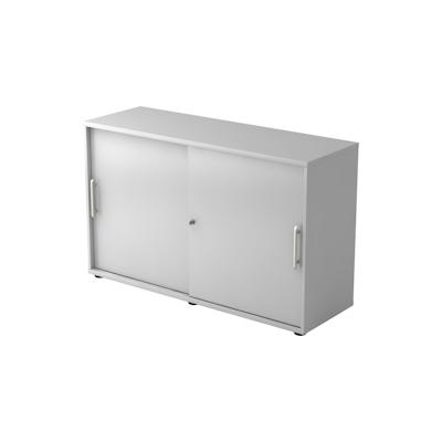 Hammerbacher Schiebetürschrank Derie 9 2 OH BxTxH 120x40x74,8cm Griff RE Grau/Grau Image