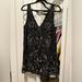 Free People Dresses | Free People Black Beaded Dress - Xs | Color: Black/Brown | Size: Xs