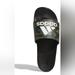 Adidas Shoes | Adidas Men's Adilette Comfort Print Slides Sz 11 Nwt | Color: Black | Size: 11