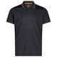 CMP - Polo Piquet - Polo-Shirt Gr 58 grau/schwarz