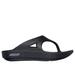 Skechers Men's GO RECOVER Refresh - Contend Sandals | Size 7.0 | Black | Synthetic | Machine Washable | Arch Fit | Hyper Burst