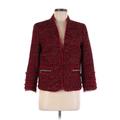 Ann Taylor Jacket: Red Tweed Jackets & Outerwear - Women's Size 6