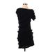Vivienne Vivienne Tam Casual Dress: Black Dresses - Women's Size X-Small