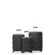 20/24/28inch Hard Shell Suitcase Set Travel Cabin Luggage 4 Wheels Trolley Case (Black)