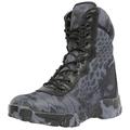 Men's Military Boots Desert Army Combat Patrol Tactical Boots with Zip Leather Jungle Army Boots Hiking Mountaineering Offroad Fishing Hunting Winter Shoes Winter Boots, 02 Grey, 11 UK