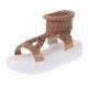 Orthopedic Sandals Women Wedge Sandals Thick Sandals Platform Ladies Fashion Thick Bottom Sandals Women Shoes Causal Women's Sandals Black Heel Sandals for Women Dressy Home Sandals for (Brown, 4.5)