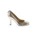 Juicy Couture Heels: Pumps Stilleto Bohemian Ivory Snake Print Shoes - Women's Size 8 1/2 - Round Toe