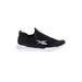 Reebok Sneakers: Slip-on Platform Casual Black Color Block Shoes - Women's Size 5 - Almond Toe