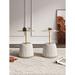 Manhattan Comfort Modern Anderson 1.0 Upholstered End Table Set of 2