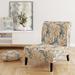 Designart "Driftwood Elegance Tropical Pattern" Upholstered Tropical Accent Chair and Tropical Arm Chair - Multiple Color