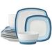 Noritake Colorscapes Layers 12-Piece Square Set, Service For 4