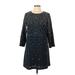 Cynthia Steffe Casual Dress - Shift: Blue Stars Dresses - Women's Size 10