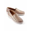 Avena Damen Komfort-Slipper Extraweit Beige