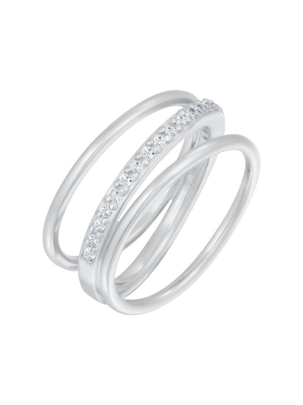 Elli Ring Damen silber, 52 Image