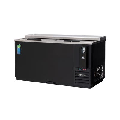 Everest Refrigeration EBC65 64 5/8" Forced Air Bottle Cooler - Holds (528) 12oz Bottles, Lid Locks, 115v, Black