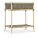 Hooker Furniture Retreat 1 - Drawer Rattan Bedside Table Wood/Glass in Green/Brown | 32 H x 29.25 W x 19.25 D in | Wayfair 6950-90117-35