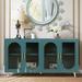 Home Decor Tv Stand, Storage Sideboard, Media Tv Console, Modern Sideboard DAGEW1445103595 in Blue | Wayfair