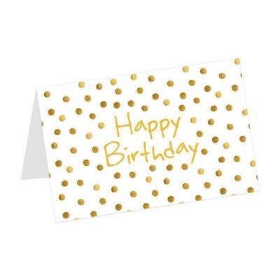 Geburtstagskarte »Happy Birthday Punkte«, LUMA KARTENEDITION, 17.5x11.5 cm