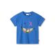 Sanetta Pure Jungen T-Shirt Blau | Hochwertiges und gemütliches Shirt aus Bio-Baumwolle für Jungen. Kinder Bekleidung 128