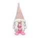 Christmas Faceless Gnome Plush Doll Pumpkin Rudolph Faceless Doll Goblin Plush Toy For Table Ornament Home Decorations Valentine s Day Christmas Birthday Gifts Pink