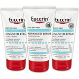 Eucerin Advanced Repair Hand Cream - Fragrance Free Hand Lotion for Very Dry Skin - 2.7 Ounce (Pack of 3)