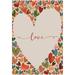 Winston Porter Love In Hearts Canvas in Red | 30 H x 20 W x 1.25 D in | Wayfair B3196EF582A84D05A0713D1BF559DF05