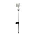 1 Set Landscape Lamp Adorable Appearance Waterproof Creative Shape Non-Glaring High Durability Enhance Atmosphere Stainless Steel Lovely Angel Style Lawn Solar Lamp Stake Light for Home