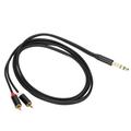 6.35mm to 2 RCA Cable Gold Plated Series 1/4 Inch to 2 RCA Male Stereo Audio Adapter Y Splitter RCA Cable1.5m
