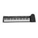 Toy Savings! Uhuya Hand-Rolled Piano with Horn - Portable 49 Keys Electric Organ Piano with Foldable Keyboard Instruments Educational Gift for People of All Ages Black