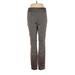 7th Avenue Design Studio New York & Company Dress Pants - High Rise Boot Cut Boyfriend: Gray Bottoms - Women's Size Medium