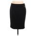 Gucci Wool Pencil Skirt Knee Length: Black Print Bottoms - Women's Size 42