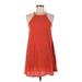 Mossimo Supply Co. Casual Dress - Popover: Orange Dresses - Women's Size Medium