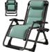 ABORON Ice Silk Zero Gravity Chair Folding Portable Padded Reclining with Headrest Lounger Chair for Indoor Outdoor