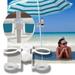 Portable Beach Sand Holder Strong Light Weight Ground Anchor System for Umbrella Canopies Nets Kayaks Fishing Poles Dogs Inflatables etc.