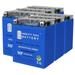 YB12A-AGEL -12 Volt 12 AH 165 CCA GEL Type Rechargeable Maintenance Free SLA AGM Motorcycle Battery - Pack of 6