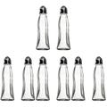 8 Pcs Glass Cruet Plastic Containers Pepper Shaker Convenient Seasoning Household