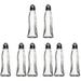 8 Pcs Glass Cruet Plastic Containers Pepper Shaker Convenient Seasoning Household