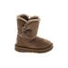 Ugg Australia Boots: Winter Boots Wedge Casual Tan Solid Shoes - Kids Girl's Size 7