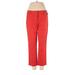 7th Avenue Design Studio New York & Company Khaki Pant: Red Bottoms - Women's Size 6