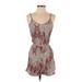 Bensimon Romper Scoop Neck Sleeveless: Burgundy Rompers - Women's Size Small