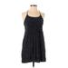 Abercrombie & Fitch Casual Dress - Mini Scoop Neck Sleeveless: Black Dresses - Women's Size X-Small Petite