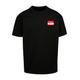 T-Shirt MERCHCODE "Herren Lewis Capaldi - Hello it's me Heavy Oversize Tee" Gr. L, schwarz (black) Herren Shirts T-Shirts