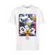 T-Shirt MISTERTEE "Herren Kids Disney 100 Mickey & Friends Tee" Gr. 122/128, weiß (white) Jungen Shirts T-Shirts