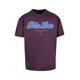 T-Shirt UPSCALE BY MISTER TEE "Herren F*ke L*ve Heavy Oversize Tee" Gr. S, lila (purplenight) Herren Shirts T-Shirts