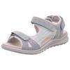 Riemchensandale LEGERO "Siris", Damen, Gr. 39, blau (hellblau), Nubukleder, sportlich, Schuhe, Sommerschuh, Sandalette, Keilabsatz, in toller Farbkombi